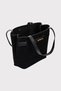Palermo Suede Leather Women's Shoulder and Shoulder Bag with Magnetic Closure and Internal Zipper Pocket (36 cm X 25 cm) - 5