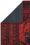 Private Red Carpet Afghan Ethnic Patterned Woven Chenille Carpet Authentic Office Living Room Carpet (Xxx) - 5