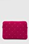Polka Dot Laptop Cover 13" & 14" Inch Compatible Fuchsia - 4