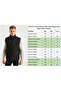 Men's Black Fleece Lined Quilted Vest - 2
