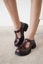 Women's Loafer Shoes with Aura Buckle Detail - 5