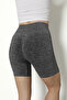 Sports Fitness Sweatproof Seanless Training Shorts Leggings - 3