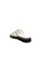 7505 White Stone Slippers - 8