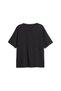Basic Relaxed Fit Black Women's Tshirt - 7
