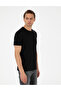 Black 100% Cotton Slim Fit Crew Neck Basic T-Shirt 50306980-Vr046