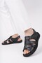 Charles Men's Daily Genuine Leather Comfortable Soft Sole Orthopedic Sandals - 2