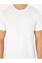 White 100% Cotton Slim Fit Crew Neck Basic T-Shirt 50306980-Vr013 - 6