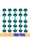 100PCS 10PCS 25PCS 100PCS Door Panel Clip With Seal Ring Fastener Rivet Bumper Clip Retainer Car In - 8