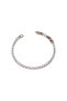 Square Cut Waterway Zircon Stone Steel Women's Bracelet – Modern - 2