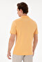 Men's Slim Fit Polo Neck Orange Basic T-Shirt 50297984-Vr202 - 5