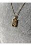 Whell Zircon Stone Gold Steel Necklace - 3