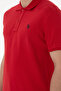 Men's Slim Fit Polo Neck Red Basic T-Shirt 50298041-Vr171 - 7