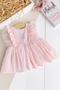 Ruffled Tulle Back Low-cut Summer Baby Girl Dress