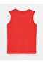 Black Crew Neck Printed Boys' Tank Top and Swim Shorts - 4