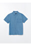LCW Jeans Regular Fit Short Sleeve Men's Jean Shirt - 5