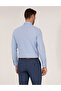 Pi̇erre Cardi̇n Woven Fabric Slim Fit Long Sleeve Light Blue Shirt - 3