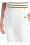Comfortable Fit Women's Trousers with Elastic Waist - 3