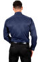 Men's Navy Blue Slim Fit Long Sleeve Sleeve Buttoned Shirt2209615 - 5