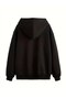 Grunge Butterfly Print Kangaroo Pocket Hooded, Casual Long Sleeve Drawstring Hoodies Sweatshirt - 3