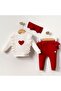 Girl Red 3 Piece Set Bandana - 2