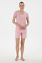 Women's Pink Pajama Set 50312915 -Vr041 - 4