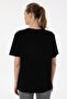 Women's Black Crew Neck Basic T-Shirt 50300850-Vr046 - 5
