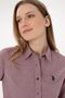 Women's Burgundy Long Sleeve Basic Shirt 50297002 -Vr014 - 2