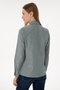 Women's Dark Green Long Sleeve Basic Shirt 50297002 -Vr079 - 5