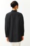 Black Button Accent Detail Cotton Woven Shirt TCTSS24TG00054 - 5