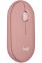 ماوس Pebble Mouse 2 M350s Slim Wireless Bluetooth Mouse، محمول، زر قابل للتخصيص، صوت هادئ
