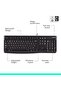 لوحة مفاتيح الأعمال السلكية K120، تخطيط QWERTY الأمريكي الدولي - أسود - 7