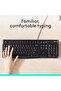 لوحة مفاتيح الأعمال السلكية K120، تخطيط QWERTY الأمريكي الدولي - أسود - 2