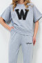 Women's Gray W Printed Tracksuit Set ALC-X5889 - 4