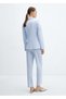 Sky Blue Women's Trousers 67960666 - 8