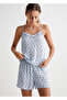 Navy Blue Girl's Pajama Bottoms 67075147 - 7