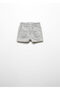 Gray Denim Baby Girl Shorts & Bermuda 67956007