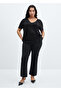Women's Black T-Shirt 77170580 - 5