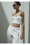 White Women's Bustier 77080378 - 6