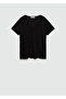 Women's Black T-Shirt 77120583