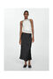 Midi satin skirt - 3
