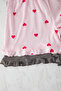 Çok Renkli Kalp Desenli Fırfırlı 2'li Paket Kaşkorse Örme Pijama Altı TBBSS25IA00007 - 2