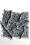 Spotted Pattern Gray Soft Cotton Scarf - 4