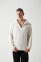 R-5850 Yaka Detaylı Örme Sweat - 2