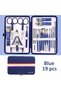 19 Piece Stainless Steel Professional Manicure Set, Foot Nail Set, Portable Grooming Kit
