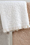 100% Cotton 3-Piece Fringed Towel - Bridal Towel Set | High Absorbency & Luxury Comfort - 5