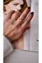 Special Series Zircon Stone Two Color Star Figure Detail Adjustable Ring - 2