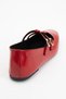 Starling Red Patent Leather Genuine Leather Women's Ballerina Shoes - 4