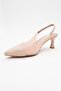 Moore Skin Transparent Open Back Pointed Toe Women's Heeled Shoes - 3