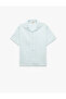 Cotton Patterned Short Sleeve Shirt