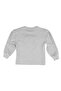 Girl's Gray Melange Printed Sweatshirt - 4